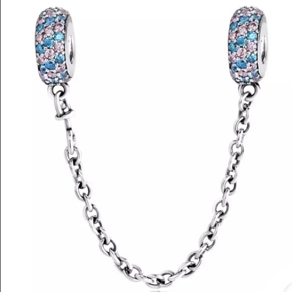 ChicGeek101 Jewelry Authentic Sterling Silver Safety Chain Poshmark